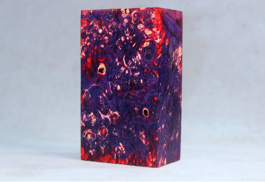 Stabilized Maple Burl Wood Mod Block